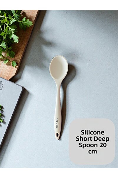 Seraph Heat Resistant Silicone Mini Deep Spoon 20 cm 1 Piece