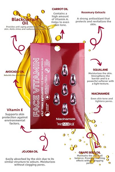 Mara Wemara Niacinamide Tone Equalizing Facial Care Capsule