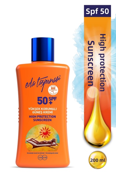 Eda Taşpınar كريم حماية عالية من الشمس SPF50+ 200 مل