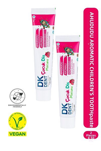 DKDENT Raspberry Flavored Children's Toothpaste 50 ml x 2 Pieces
