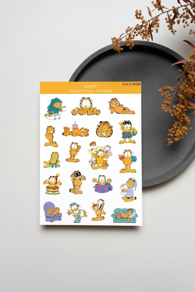 Papeit Garfield Sticker Sheet
