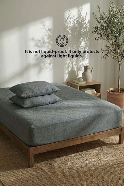 Nart Home Комплект протектори за матрак и възглавница, памучен капитониран, с...