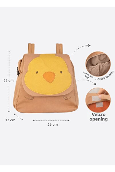 kitikate Mini Bag Backpack Orange Chick