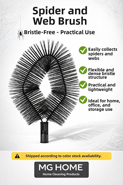 VENON Spider Web Brush 🕸️   Sapsiz 🕷️ Cleaning Brush Ceiling Wall Network ❤...