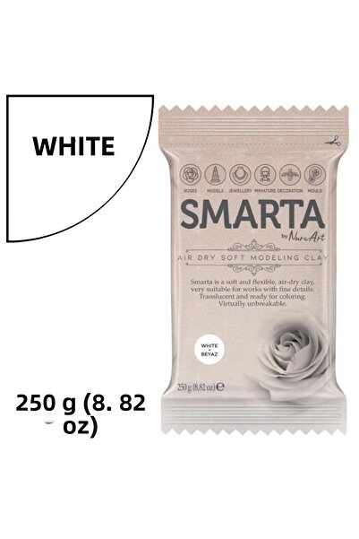 Gıpta Smarta Air Soft Modeling Clay 250Gr Air-Drying Modeling Clay White / 16