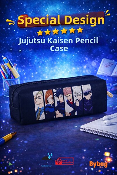 BYBAG Jujutsu Kaisen Anime Themed Special Design Pen Holder - Waterproof Impe...