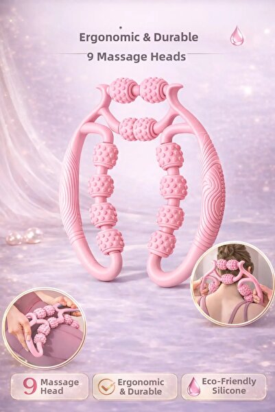 Berdina Home Muscle Relaxing Massager 9-Wheel Lymphatic Drainage Roller Relax...