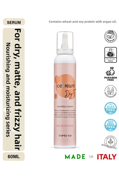 Inebrya كريمة الآيس كريم المغذية والخفيفة 200 مل