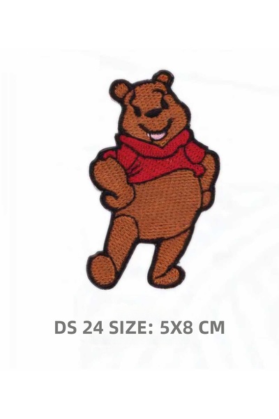 fema aksesuar Iron-On Arma-Patch-Patch Winnie the Pooh Figure (5X8 cm) (1 Piece)
