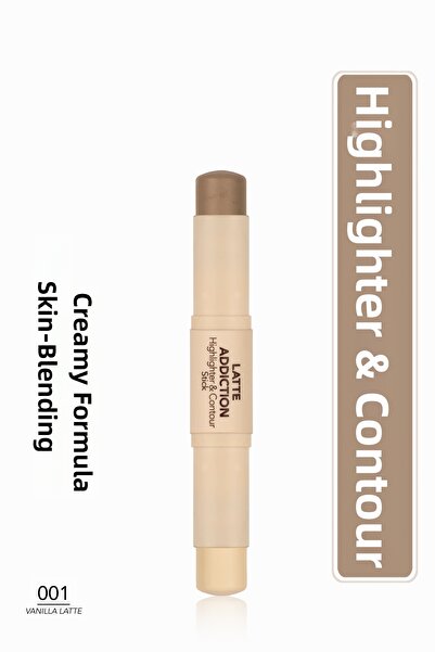 Flormar Latte Lightweight & Long-Lasting Creamy Highlighter - 001 Vanilla Latte