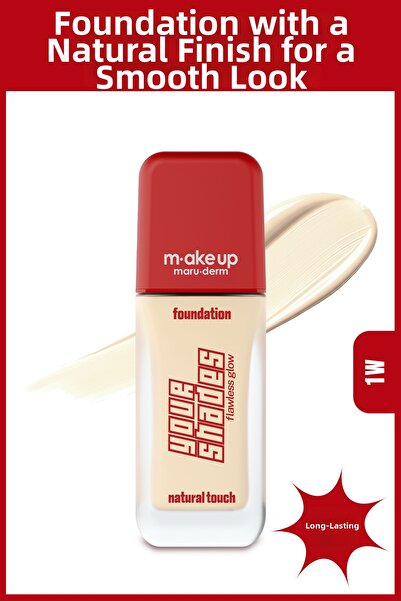 Maru.Derm M.Ake up Maruderm Long-Lasting Foundation with a Semi-Matte Finish ...