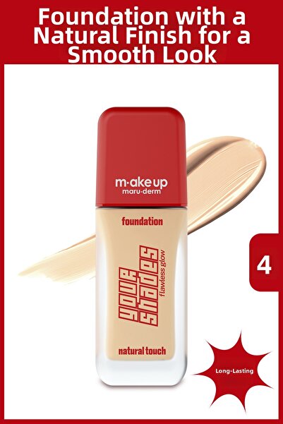 Maru.Derm M.Ake up Maruderm Long-Lasting Foundation with a Semi-Matte Finish ...