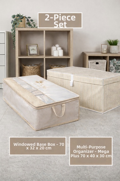 PONÇİK BEBEK Under-Counter Storage Box with Window and Multi-Purpose Mega Plu...