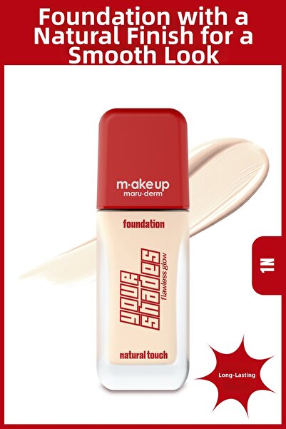Maru.Derm M.Ake up Maruderm Long-Lasting Foundation with a Semi-Matte Finish ...