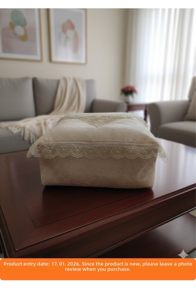 Hızlı Çeyiz حقيبة زفاف فرنسية مخملية مزينة بالدانتيل، حقيبة علبة هدايا الخطوب...