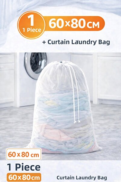 MorPort 1 Luxury Curtain and Laundry Net with Drawstring 60x80 Cm (battalboy)