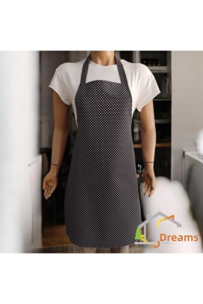 DÜŞLER EV TEKSTİLİ Patterned Adjustable Duck Fabric Chef's Kitchen Apron with...
