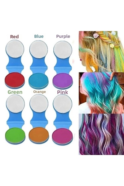 esplendor 6-Piece Temporary Hair Chalk Set