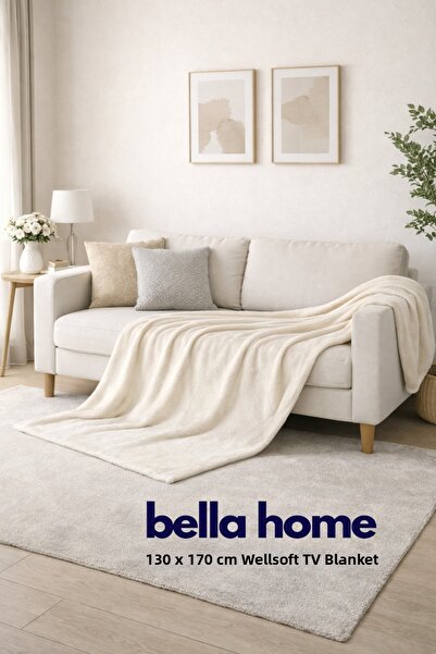 Bella Home Wellsoft Tv Blanket |   130X170 cm |   Warm and Cozy for Seating &...