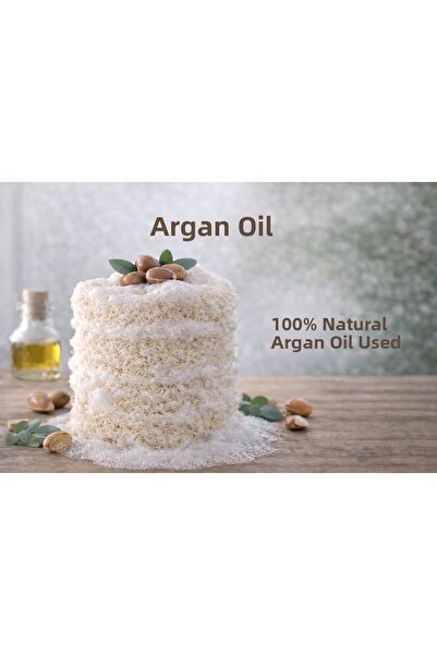 Lavandula صابون ذاتي التحضير، زيت الأرغان طبيعي 100% ومعصور على البارد، ألياف...