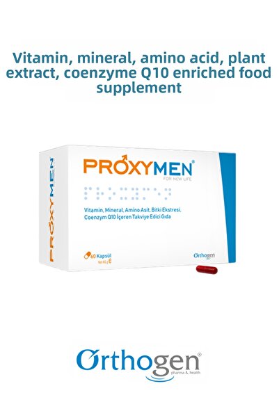 Orthogen بروكسيمن 60 كبسولة |   مكمل غذائي يحتوي على الإنزيم المساعد Q10، وال...
