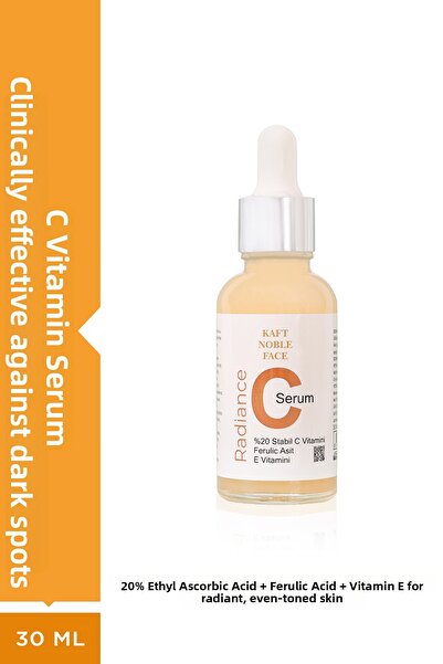 KAFT NOBLE FACE سيروم راديانس سي لتفتيح البشرة ومكافحة العيوب 20% حمض الأسكور...