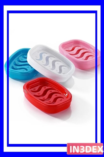 İN3DEX Grid Design Soap Dish Bathroom Accessory