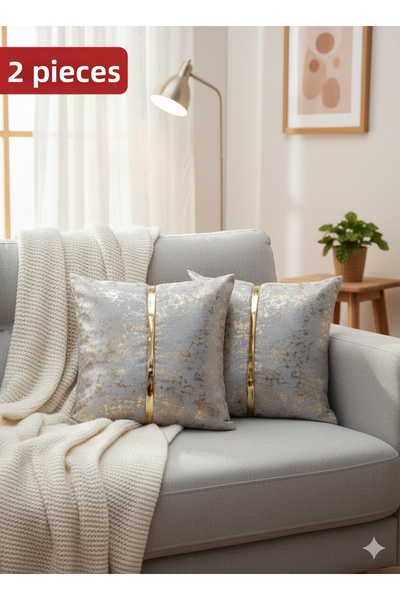 baladı home ev tekstil home collection Luxury Set of 2 Velvet Cushion Covers ...
