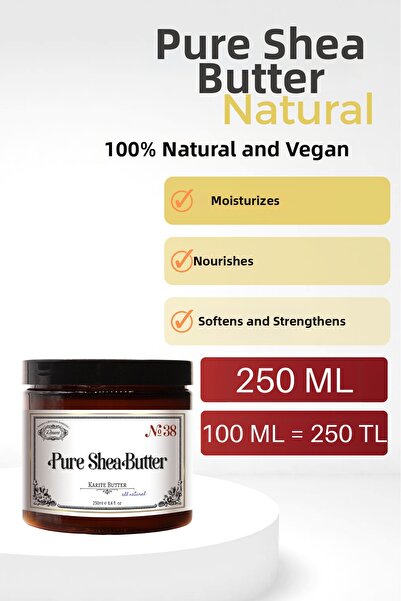 Rosece 250 مل زبدة الشيا - نقي، زيت الشيا الطبيعي 100%، معصور على البارد