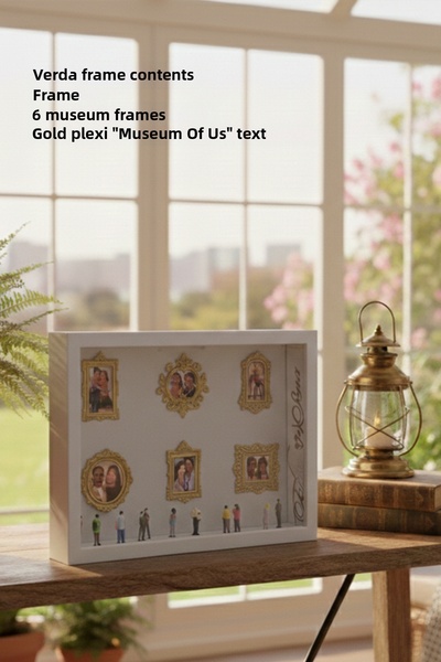 Verda Çerçeve 30X40 cm the Museum of Our Love Frame! Memory Frame for White D...