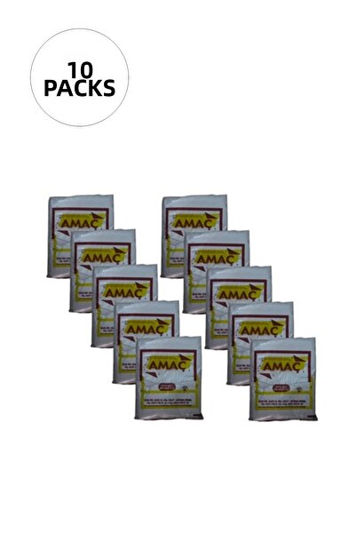 AMAÇ حقيبة هيرت تريند الشفافة متوسطة الحجم 27x47 سم 650 جرام (10 عبوات - تقري...