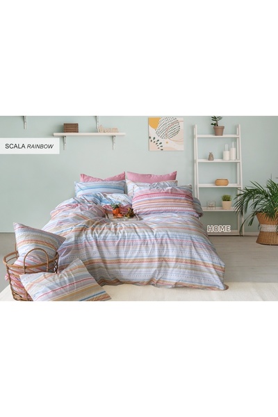 İyi Geceler İstanbul طقم غطاء لحاف مزدوج من القطن بنسبة 100% من RANFORCE SCALA