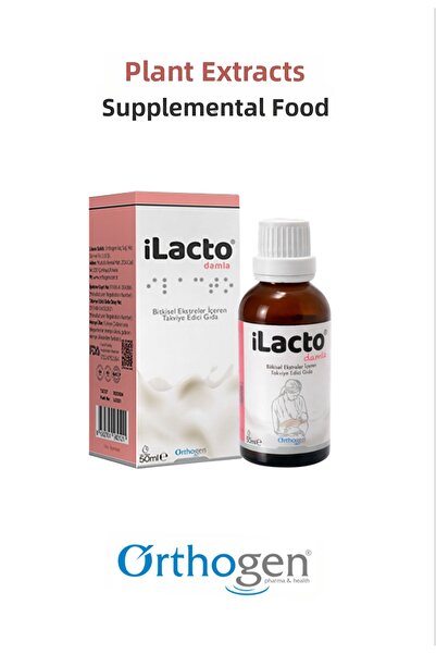 Orthogen معزز حليب الثدي - مكمل مستخلصات عشبية من Ilacto Drops