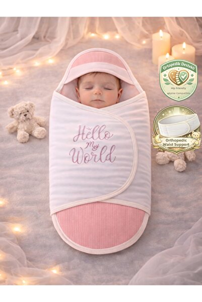 Tomuycuk بطانية وردية اللون للأطفال البنات - كيس نوم 100% قطن لتقويم العظام م...