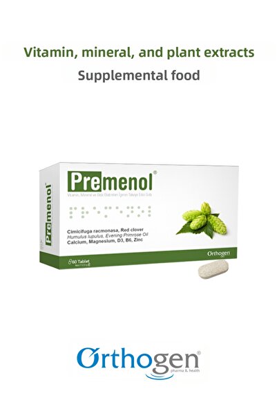 Orthogen بريمينول لتخفيف أعراض انقطاع الطمث 60 قرصًا
