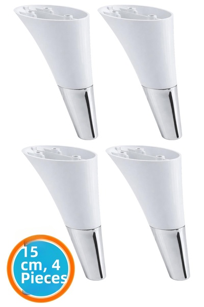 NZB Furniture Sofa Coffee Table Tv Unit Base Seat Leg White Color 15 cm Legs ...