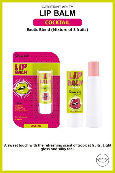 Catherine Arley Mixed Fruit Extract Lip Balm - Lip Balm No:03 Coctail