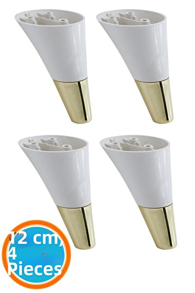 NZB Furniture Sofa Coffee Table Tv Unit Base Seat Leg Cream Gold Color 12 cm ...