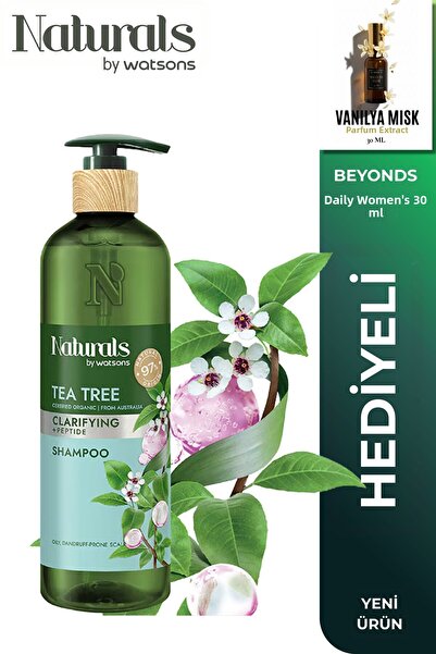 Naturals By Watsons Tea Tree Extract Anti-Dandruff Balancing Shampoo 490 ml
