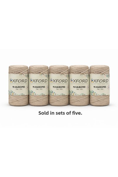 Oxford İplik Oxford Macrame Cord No:3 5-Pack