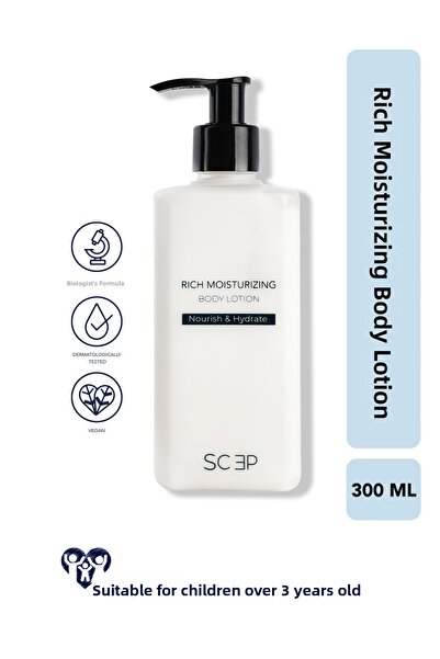 SCEP غسول الجسم المرطب الغني |   لوشن ترطيب مكثف للجسم 300 مل