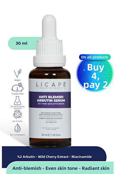 Licape مصل موازنة أربوتين 2% - لون البشرة المضاد للعيوب