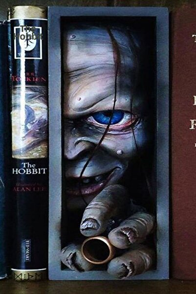 Yaratıcı sanatlar atölyesi Βάση βιβλίων Smeagol, Βάση βιβλίων Gollum, BOOK NO...