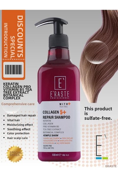e'raste Collagen Care Shampoo 500ml
