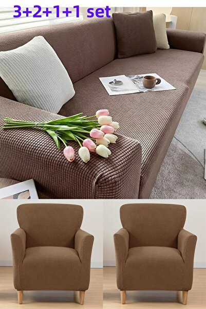 kutlale Set de huse pentru canapea, canapea extensibilă, cu model Pitikare di...