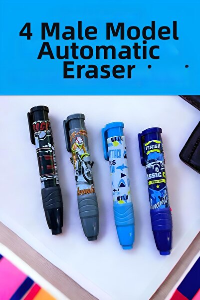 W-Design 4 автоматични гумички за мъже - гумички за училище Top-Press