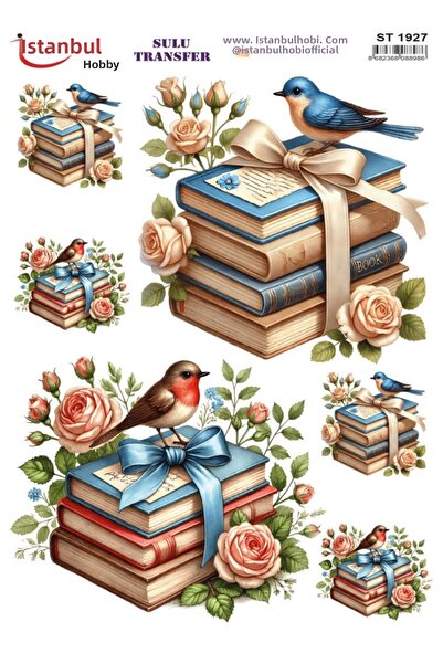 İstanbul Hobi Water Transfer Paper 25X35Cm St-1927