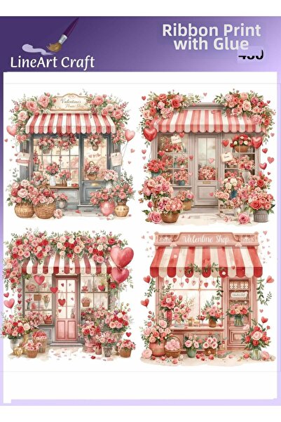 LİNEART Iron-On Rubon Transfer Printing & Fabric Transfer No:Rb450-30X30Cm