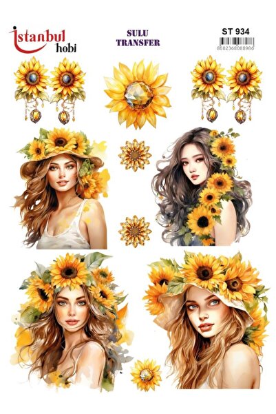 İstanbul Hobi Water Transfer Paper 25X35Cm St-934