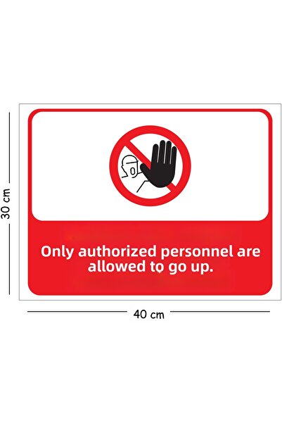 Mayeka Metal Sign "No Loitering Outside of Duty Personnel" 30X40 cm A3 Warnin...